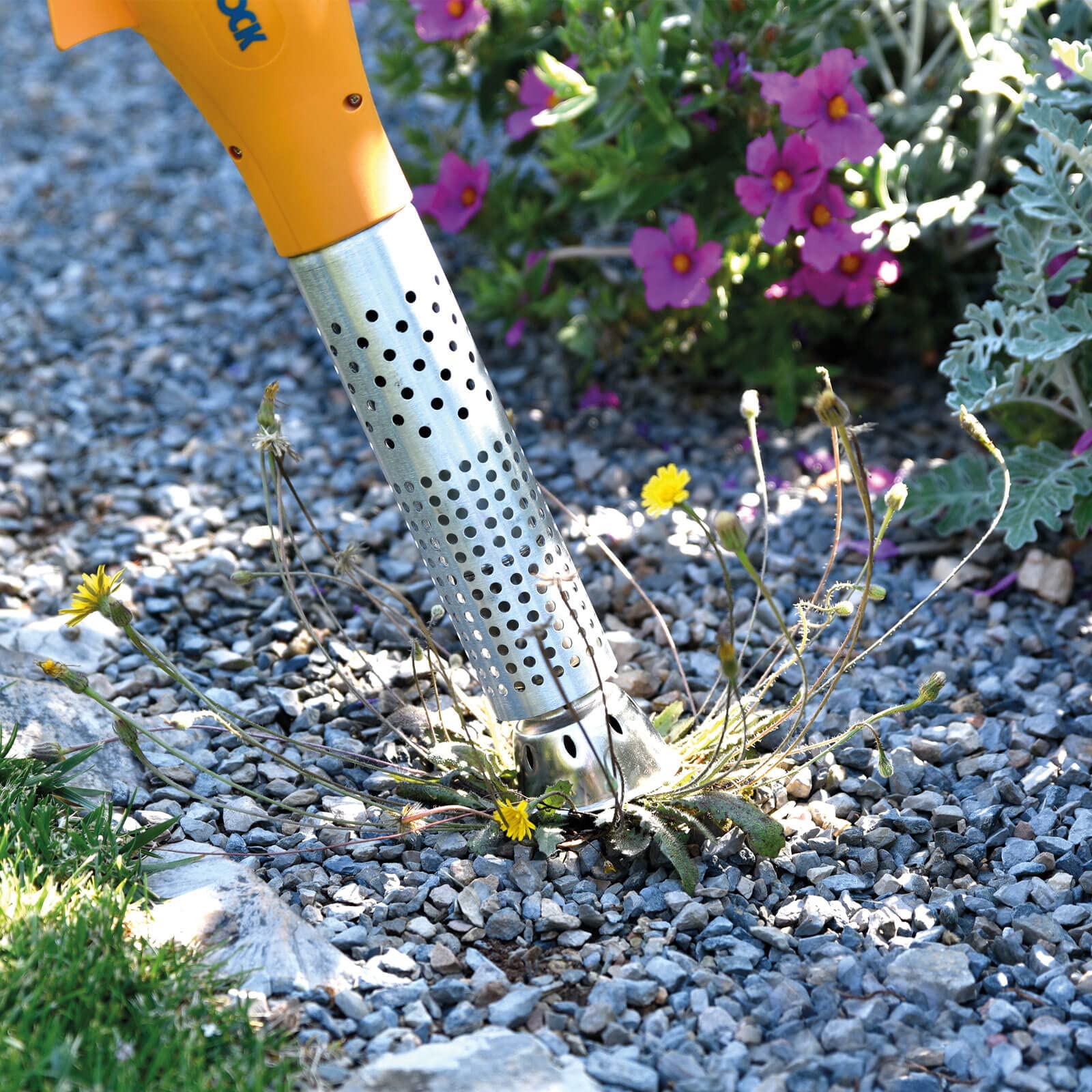 HOZELOCK Désherbeur Thermique Electrique Green Power Evolution Plus, Herbicide Écologique, Sans Flamme Ni Gaz, Éléments Chauffants en Céramique
