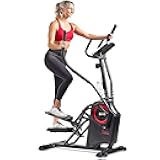 Cardio Climber Stepping Elliptical Exercise Machine for Home with 8 Levels of Magnetic Resistance, Performance Monitor, Full Body Workout