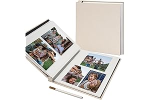 Vienrose Large Photo Album 4x6 5x7 8x10 Self Adhesive: DIY Scrapbooking Haven