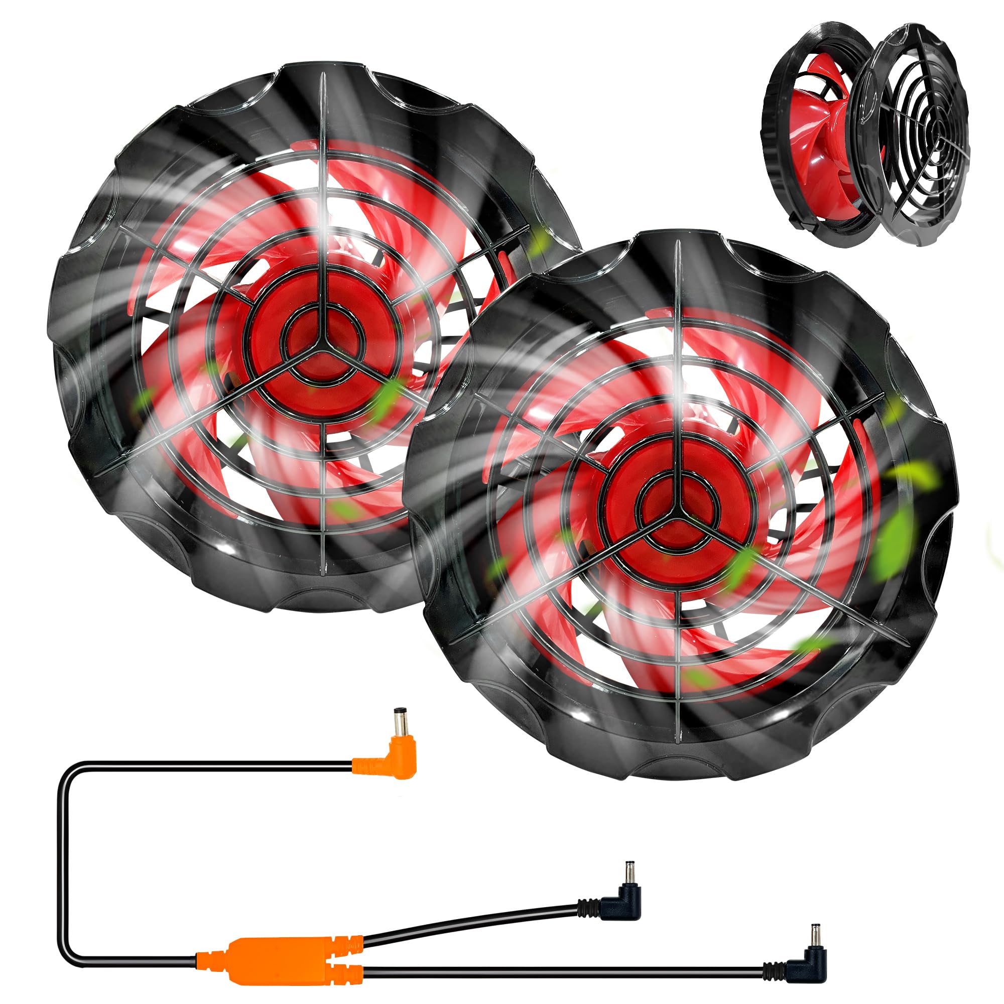 Ventilateur 21 V pour climatisation de veste de travail pour éliminer la chaleur estivale