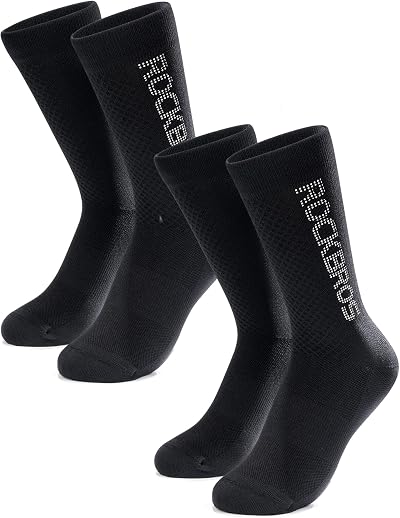 ROCKBROS Fahrradsocken Herren Damen, Atmungsaktive Radsocken