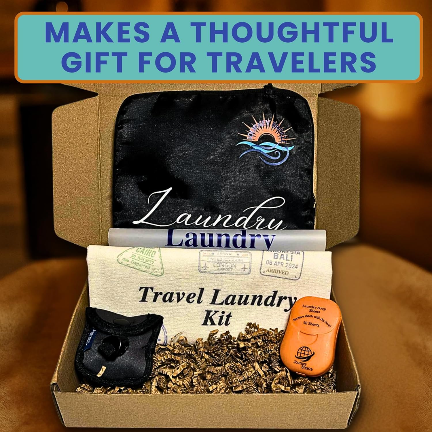 Travel Laundry Detergent Sheets 50 Pack – Compact Travel Detergent for Sink Washing, Lightweight Laundry Detergent Strips for Clothes on Trips, Hotels & Cruises - Image 9