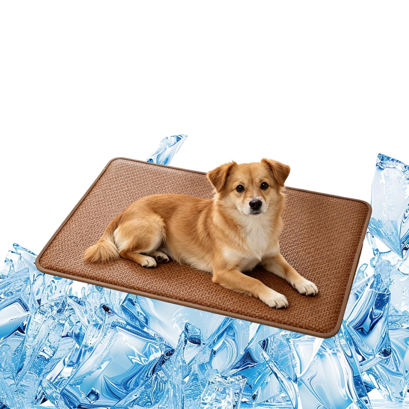 Coussin lavable portable et tapis rafraîchissant pour chien contre la chaleur d'été