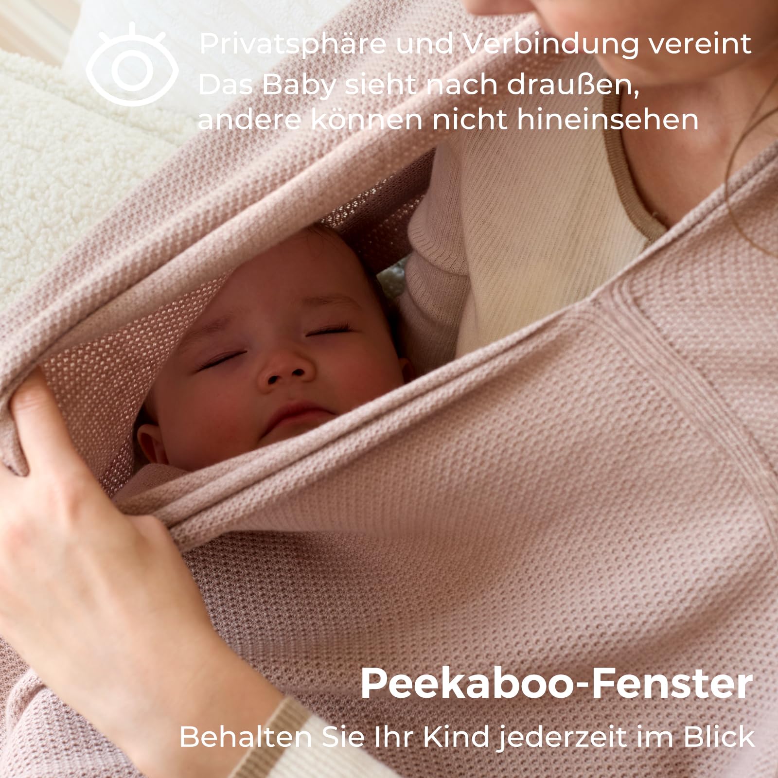 Momcozy Stilltuch zum Stillen, weicher Poncho für mehr Privatsphäre, vielseitig einsetzbarer Stillschal, tragbares Stilltuch für Frauen, inklusive Wäschebeutel (Braun)