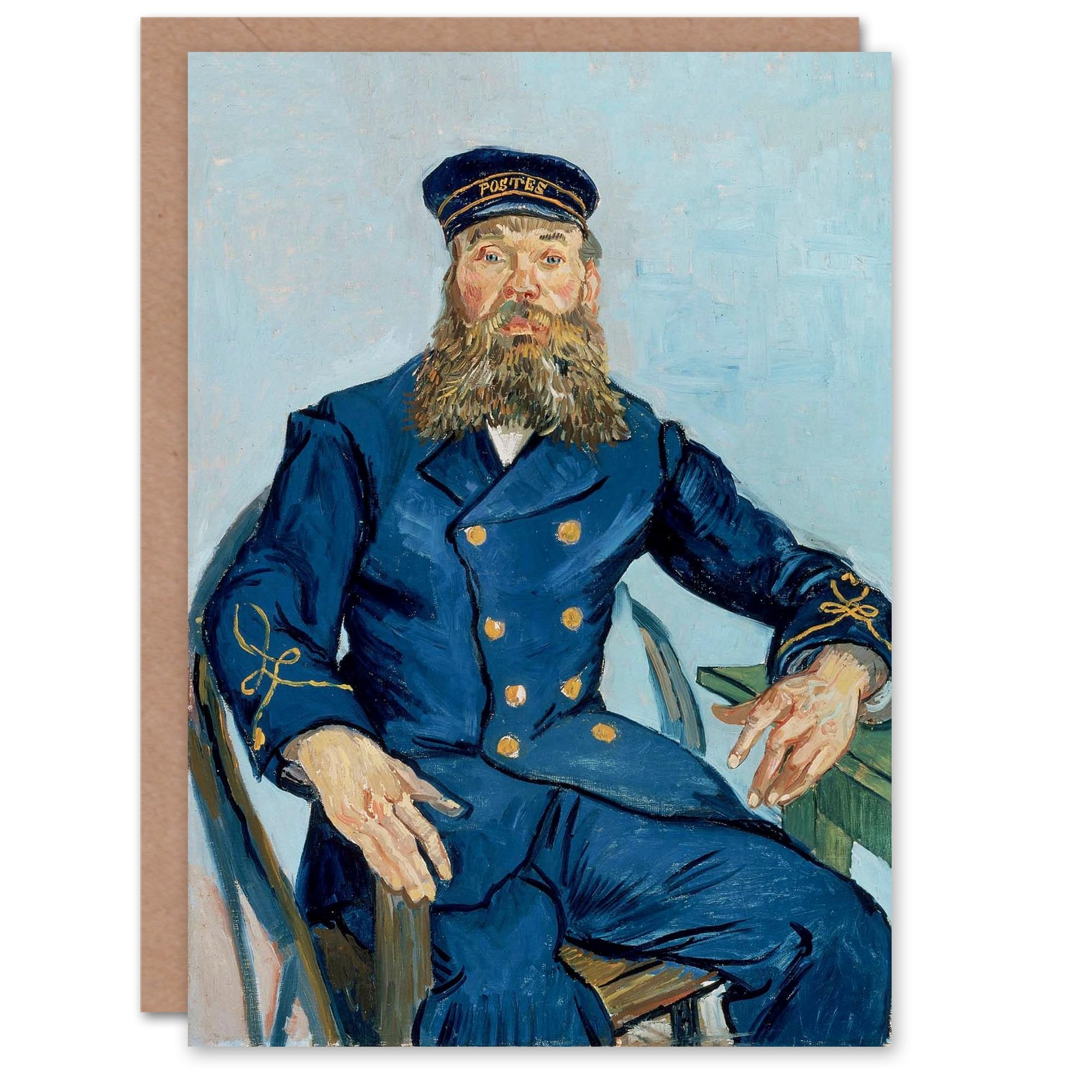 Artery8 Vincent van Gogh Art Card Portrait of the Postman Joseph Roulin