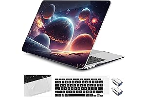 Space MacBook Air 13 Inch Case with Glowing Galaxy Design