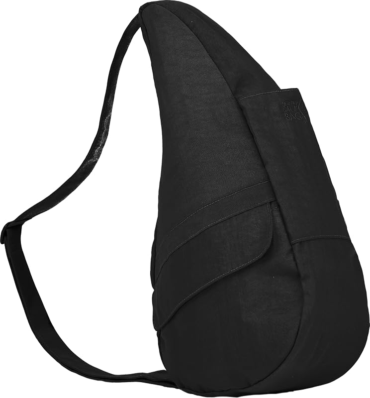 AmeriBag Healthy Back Bag - Bandolera cruzada de nailon de 17" | Bolsa de hombro ergonómica organizada para uso diario, comodidad para viajar y caminar