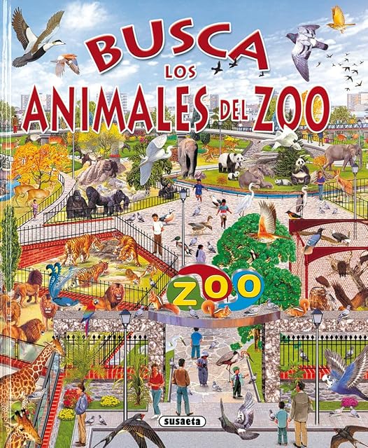 Portada de Busca los animales del zoo