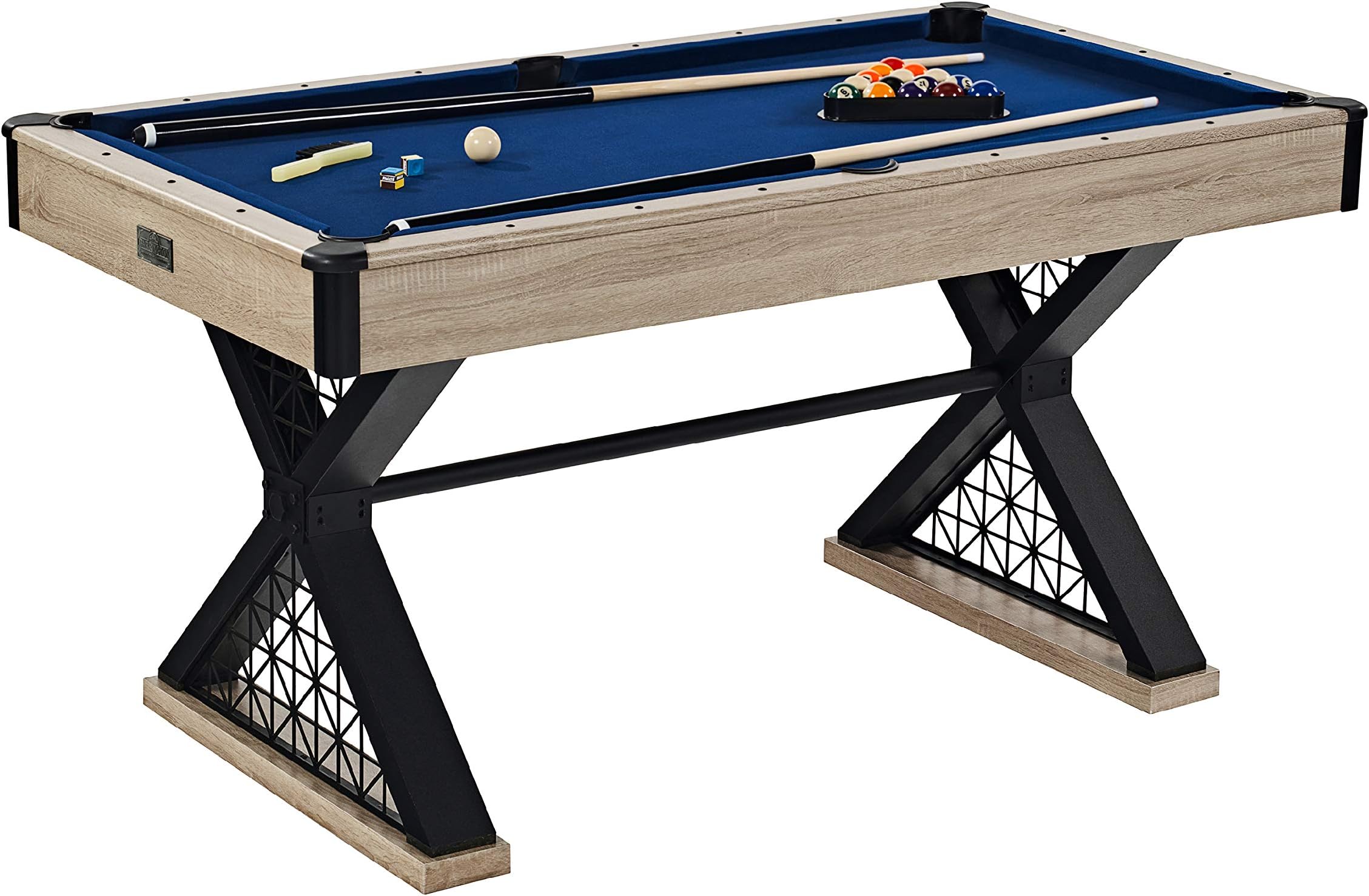 Barrington Billiards 5' Brooks Drop Pocket Table With Pool Ball and Cue Stick Set