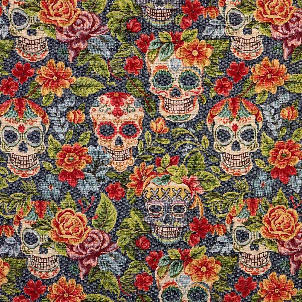 Kt KILOtela - Tela Tapicería, Jacquard Gobelino, Tapizar Sillas, Cojines, Cabecero, Sofá, Bolsos, Resistente al Desgaste, Costura, 100 cm Largo x 280 cm Ancho, Geométrico, Multicolor, 1 metro — view 84