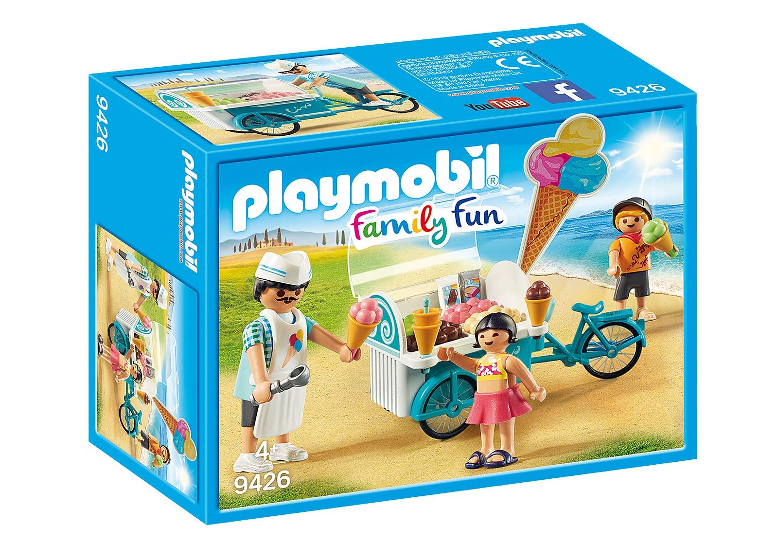 PLAYMOBIL Fahrrad mit Eiswagen 9426 - Family Fun