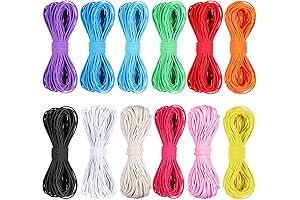 131 Yards of Multicolor Elastic Cord: A Versatile Essential for Jewelry Making and More