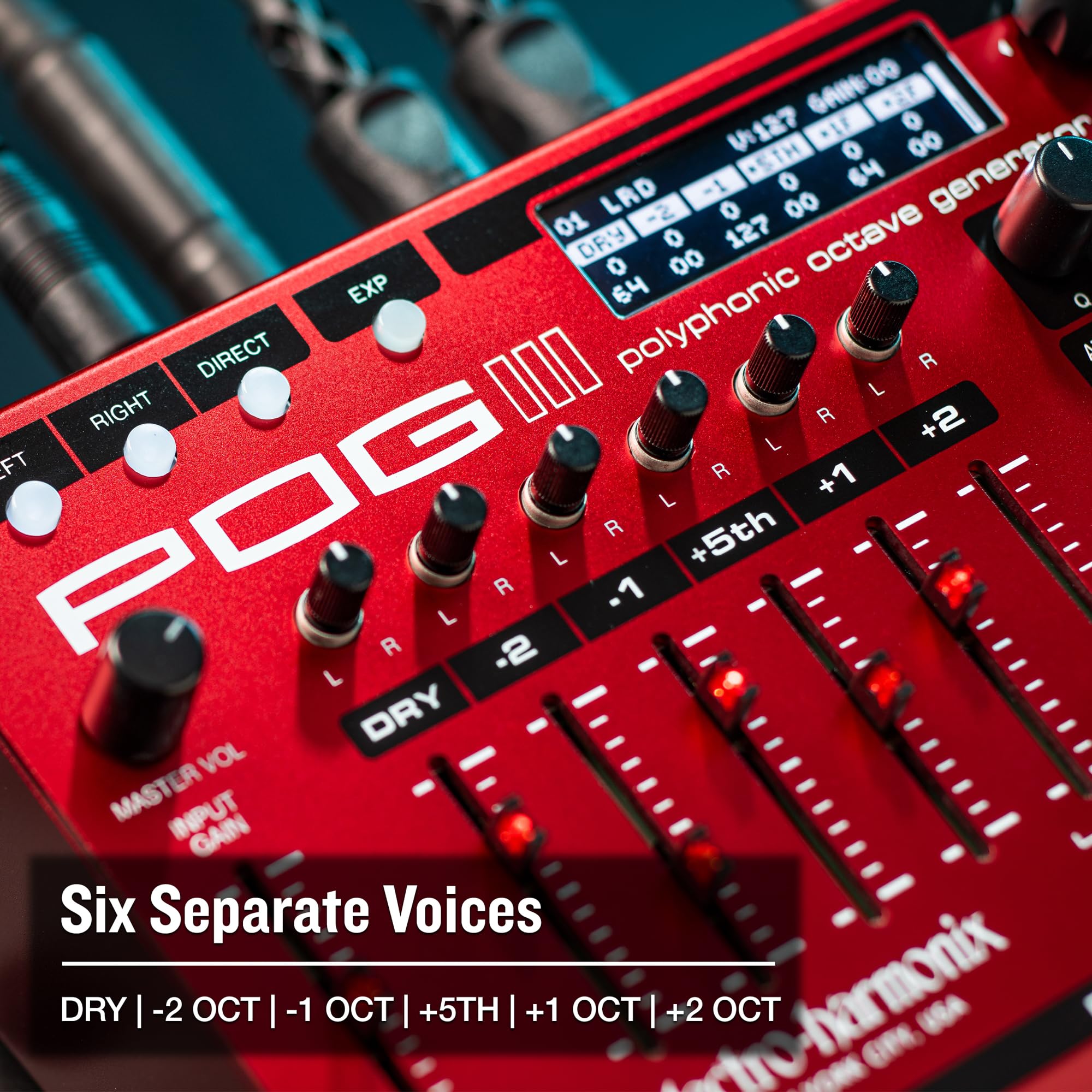Electro Harmonix POG3 Polyphonic Octave Generator - Effektgerät für Gitarren