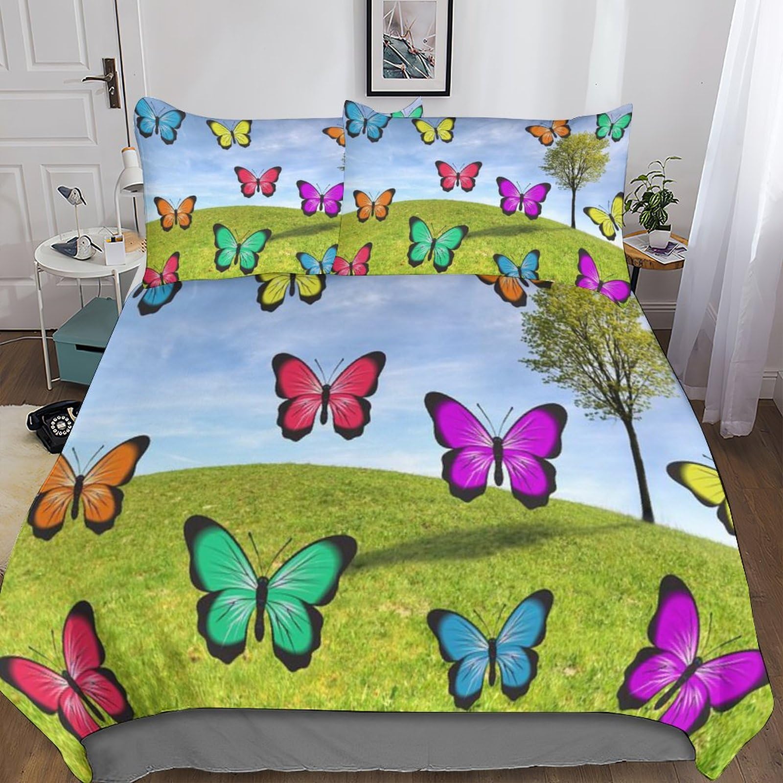 Housse de couette personnalisée avec photo 3D, le cadeau de lit unique pour format King size