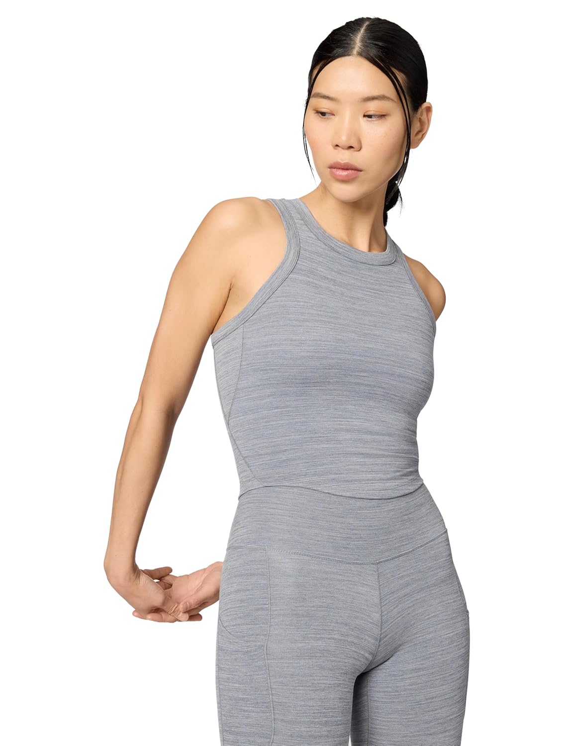 Nike Womens One Fitted Dri-FIT Cropped Tank Top