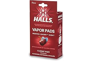 Crane Halls Menthol-Cherry Vapor Pads for Enhanced Sinus Relief
