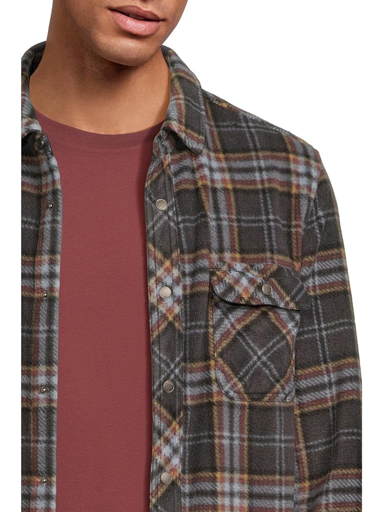 Gray O'Neill Glacier Plaid Superfleece