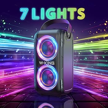 Amazon.com: W-KING 80W Portable Party Boom Box Outdoor Wireless Amazon.com: W-KING 80W Portable Party Boom Box Outdoor Wireless