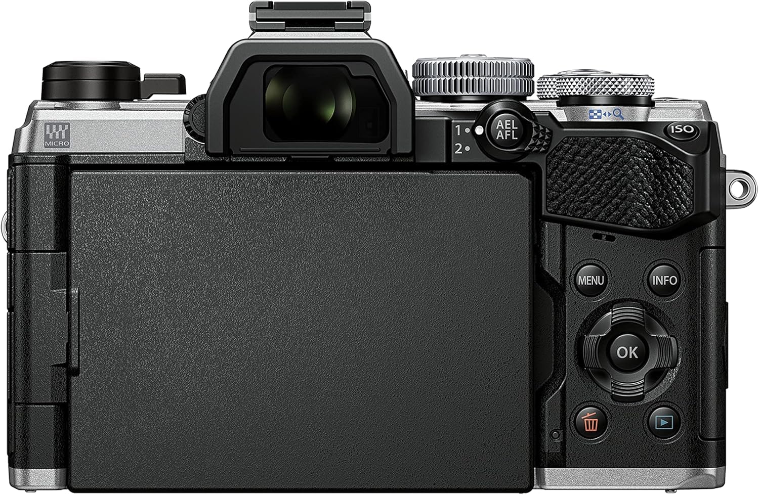 Appareil Photo Micro Four Thirds OM SYSTEM Om-5, capteur Live MOS de 20 mégapixels, stabilisation d'image sur 5 Axes optimisée, IP53, Handheld High Res Shot, Argent