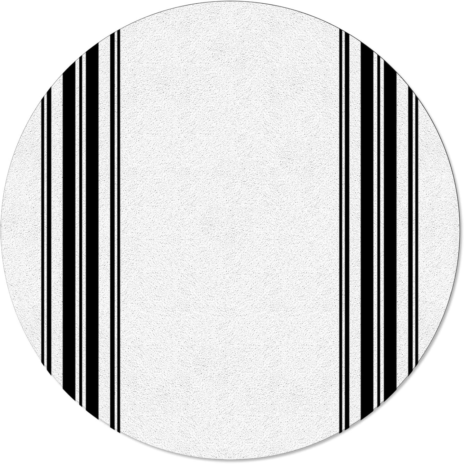 Round Area Rugs Farmhouse Carpet Washable Soft Indoor Stain