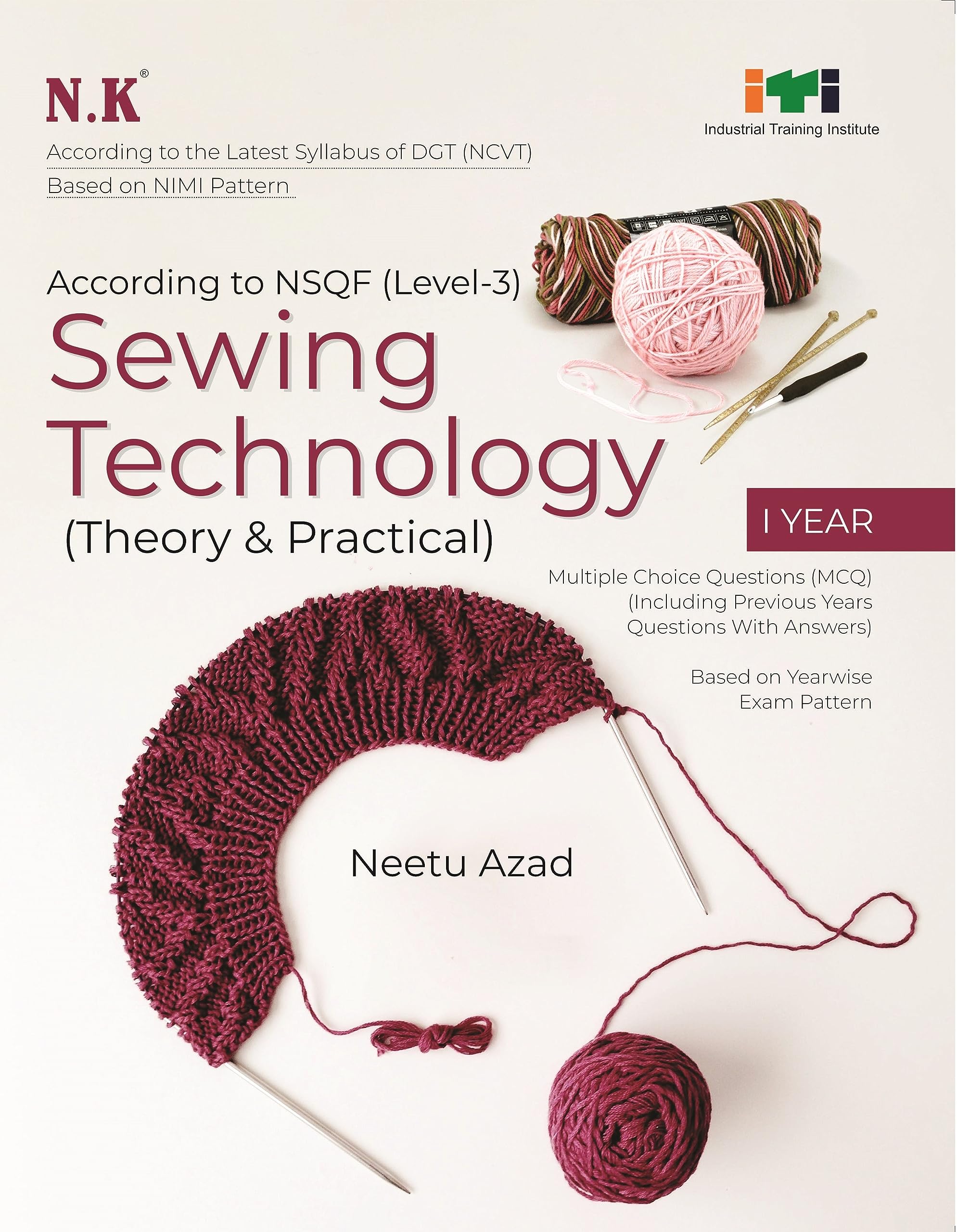 Neelkanth - Sewing Technology Theory and Practical - I Year (English) NSQF Level-2.5 ITI Book