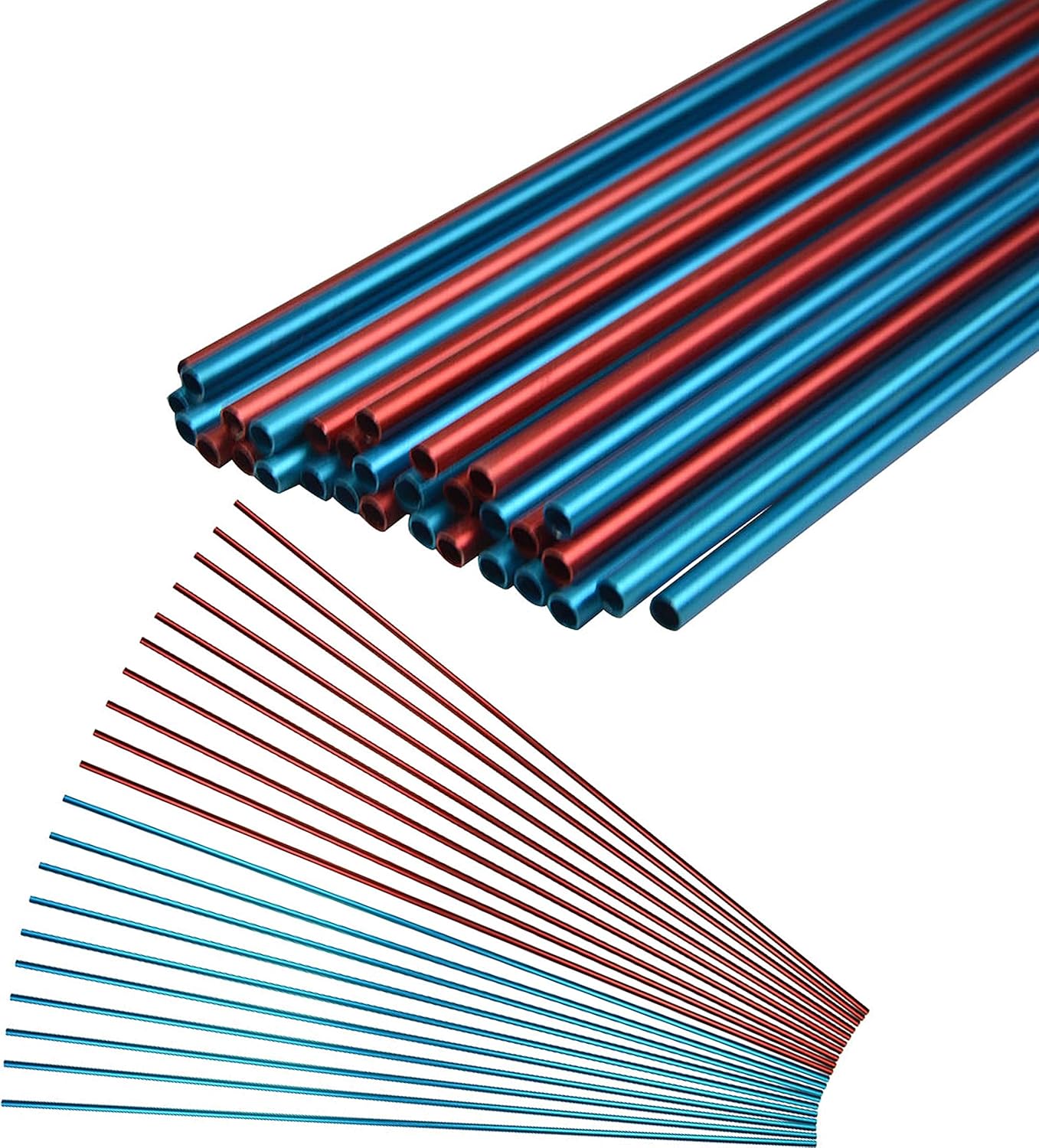 30Inch Archery Aluminum Arrow Shaft Spine 500 DIY Hunting Arrow Shaft for Compound Bow Recurve