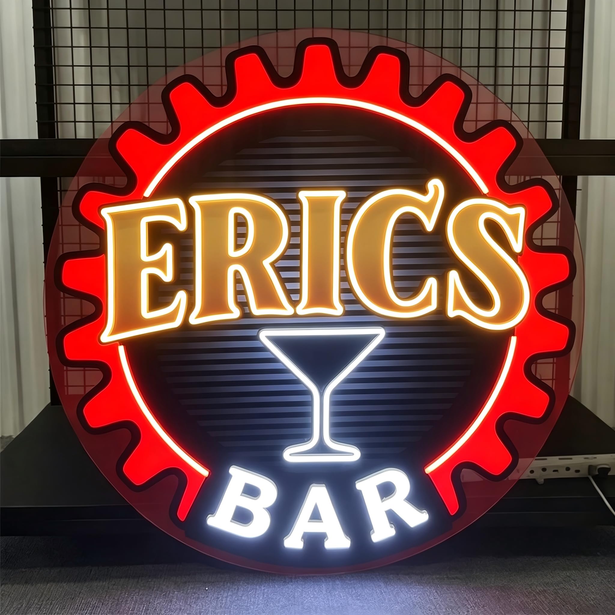 Logo Neon Sign Custom Neon Light UV Printed for Business, Large Personalized LED Light Up Sign Waterproof for Salon, Beauty, Bar Logo, Wedding Wall Decor, IP68, Remote Outdoor & Indoor