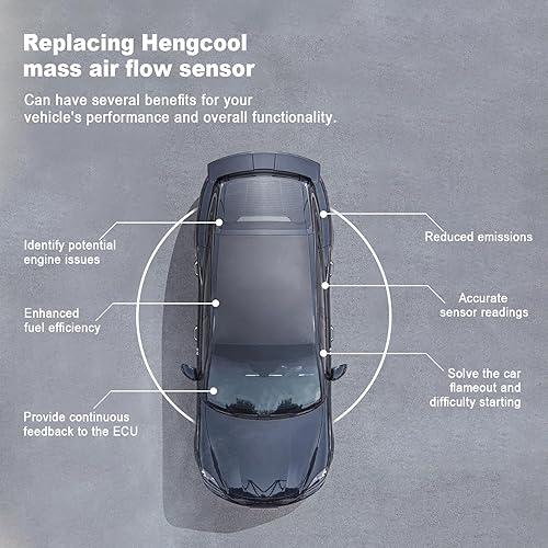 Miniatura 5 de 20787043 Sensor de flujo de aire masivo Sensor MAF Reemplazo OE 23262343 MAF0120, compatible con Chevrolet Silverado 1500 2500 3500 Equinox