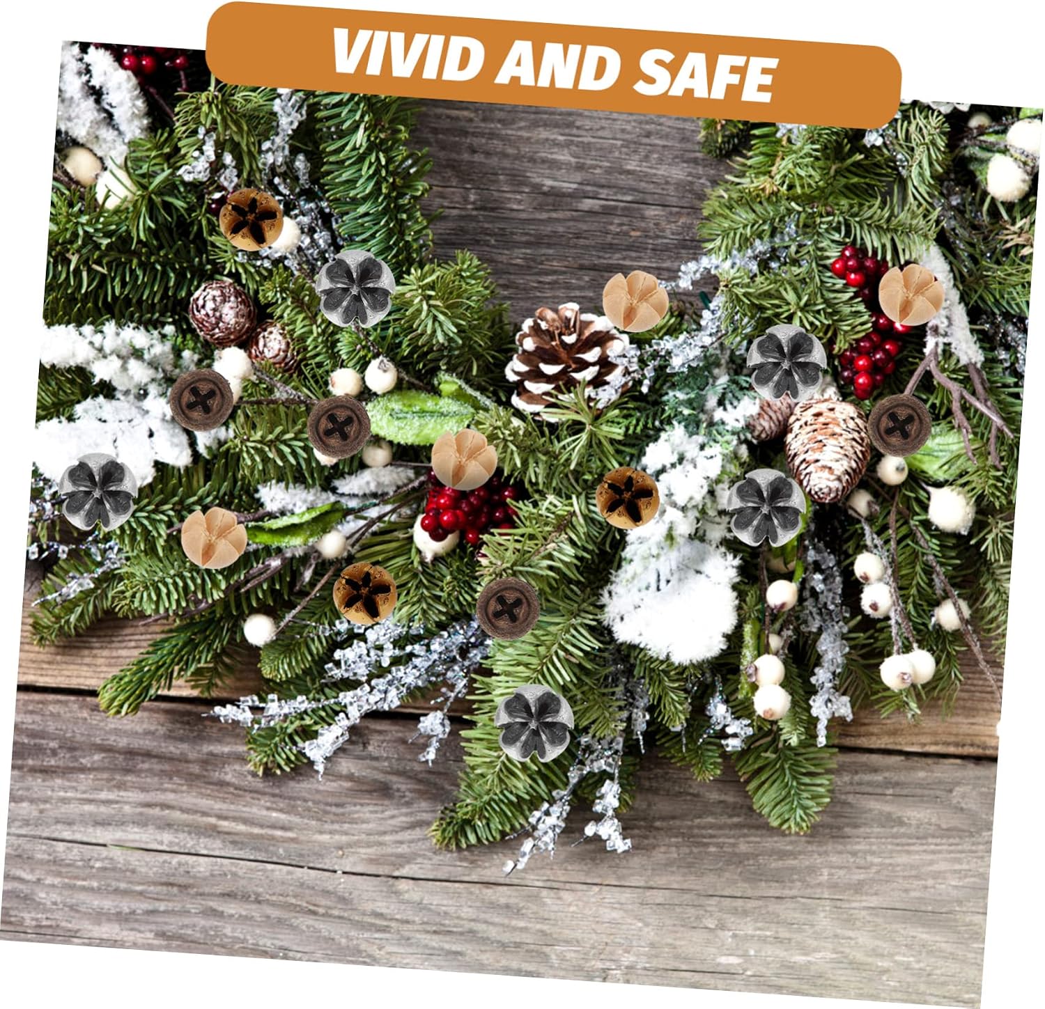 35pcs Dried Eucalyptus Fruits Christmas Wreath Decoration Props for Home Decor for Photography and Festive Arrangements Rustic Charm for Holiday Celebrations