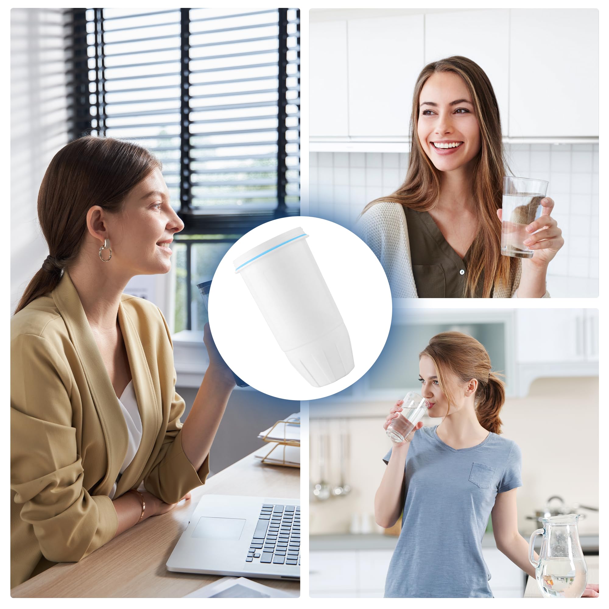 Water Filters Replacement for Z-ero Water Pitchers and Dispenser 0 TDS Premium Filtration Reduce Lead Chromium PFOA PFOS — view 9