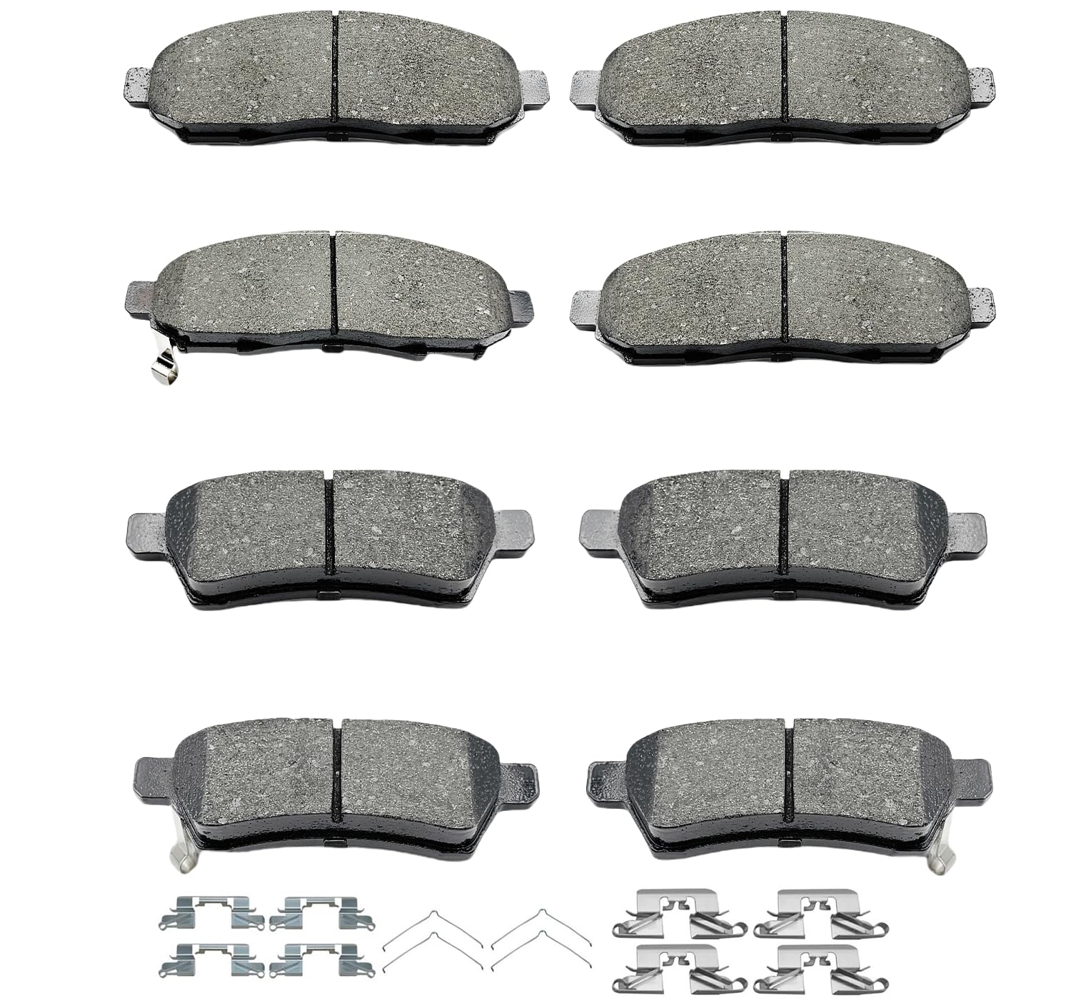 evkingauto D1094/D1100 8pc Ceramic Brake Pads