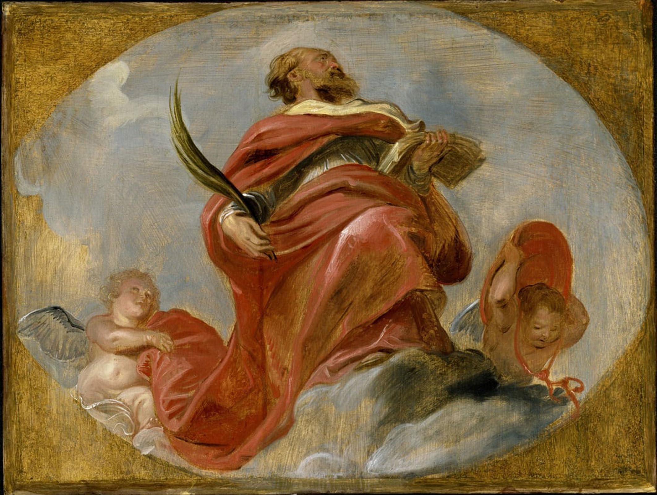 Affiche Murale Tableaux St Albert de Louvain Peter Paul Rubens Animaux 60x90