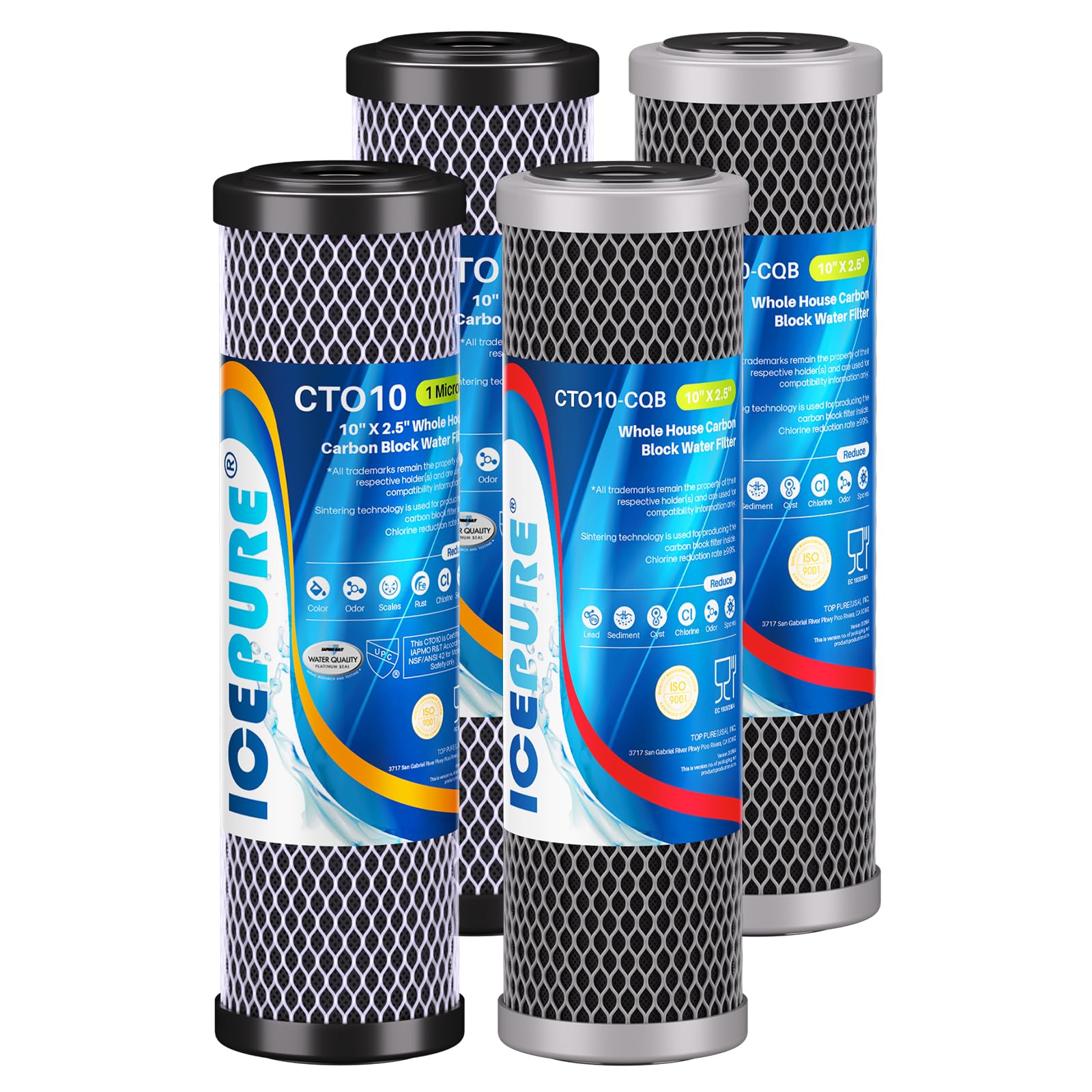 ICEPURE Carbon Water Filter - Whole House Protection -24