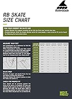 Vista 7 de Rollerblade RB 80 Patín urbano en línea para hombre, negro y rojo