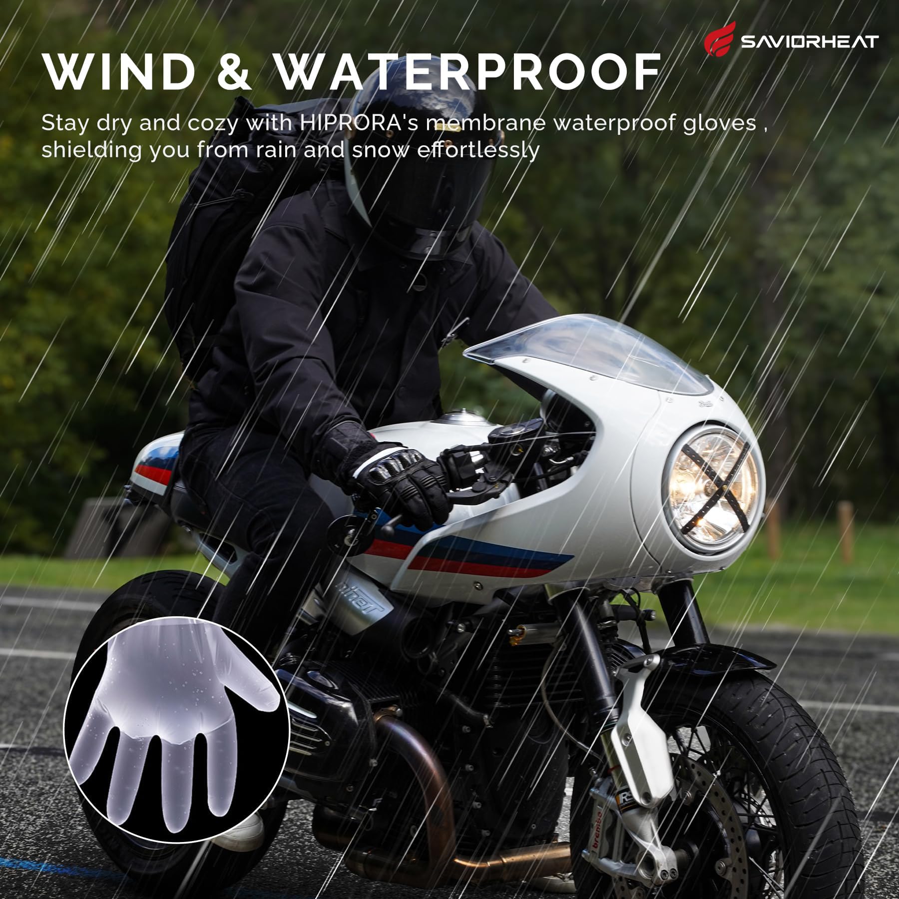 SAVIOR HEAT Gants Chauffants avec Batterie Rechargeable pour Hommes Femmes,Gants Chauffants pour Le Moto Ski Cyclisme Randonnée L'alpinisme