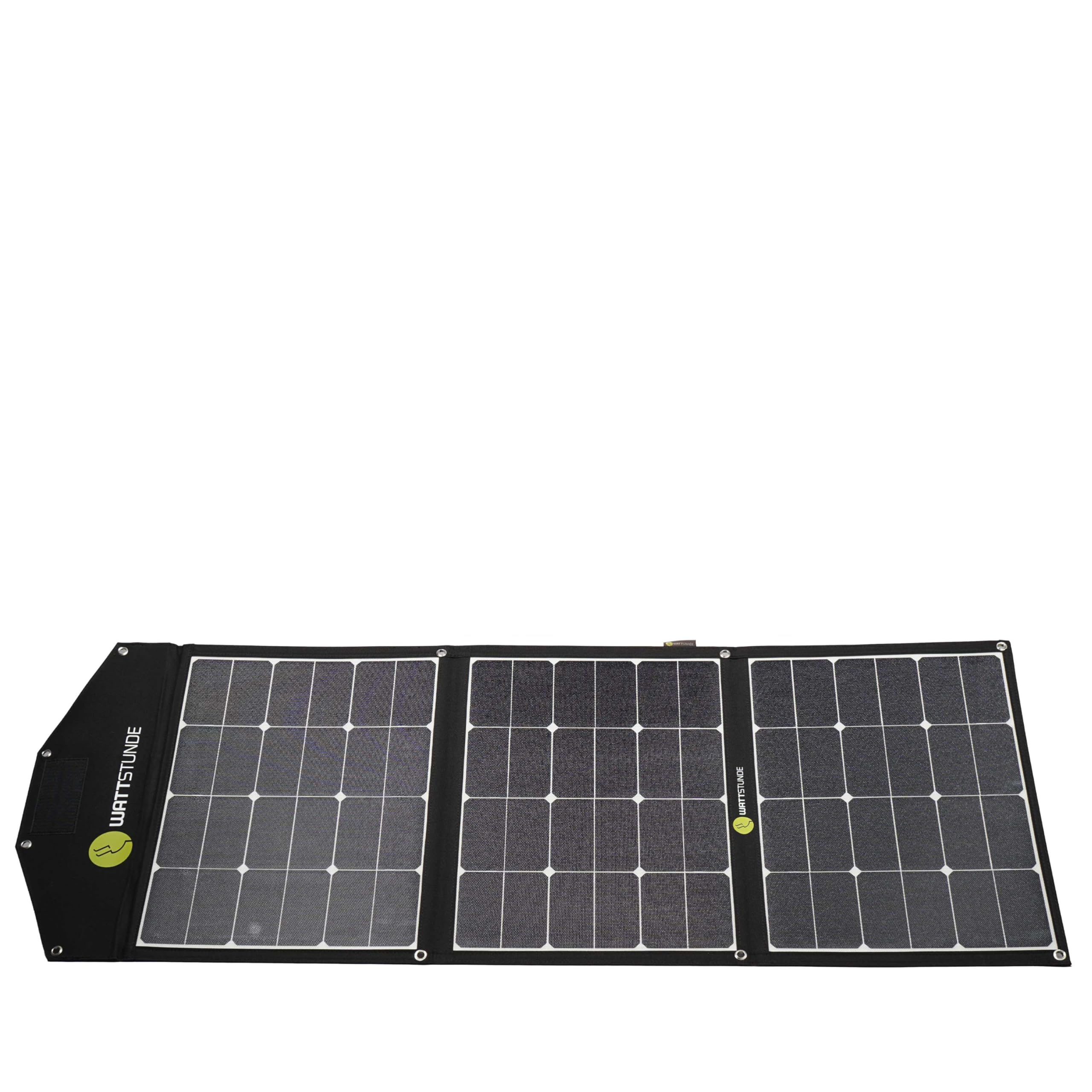 WATTSTUNDE 140Wp SunFolder Solartasche, Victron 75/15 MPPT Laderegler, Batteriekabel, Solar-Komplettset, faltbares Solarmodul 140 Watt, 0% Mwst