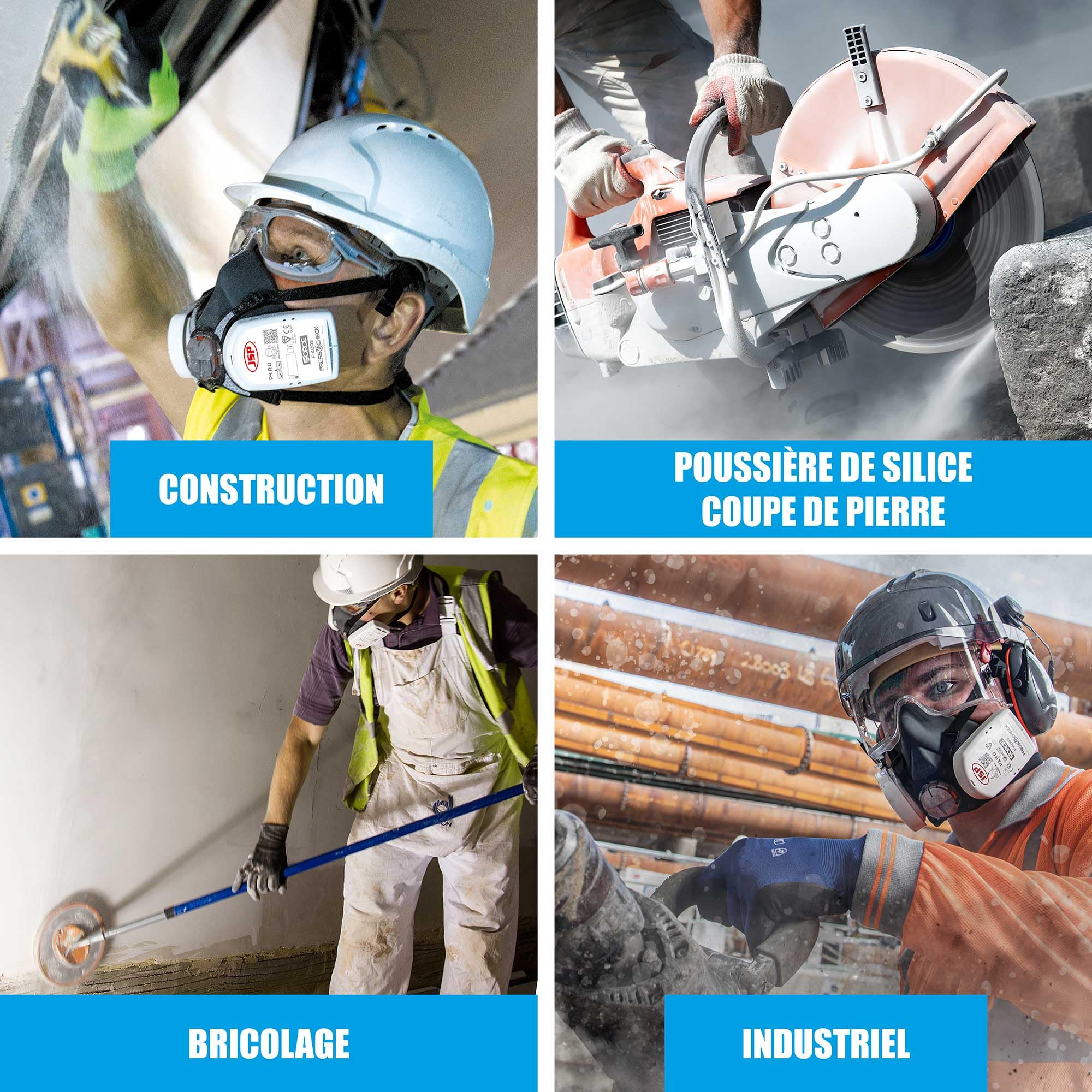 JSP Masque Force®8 seul taille S