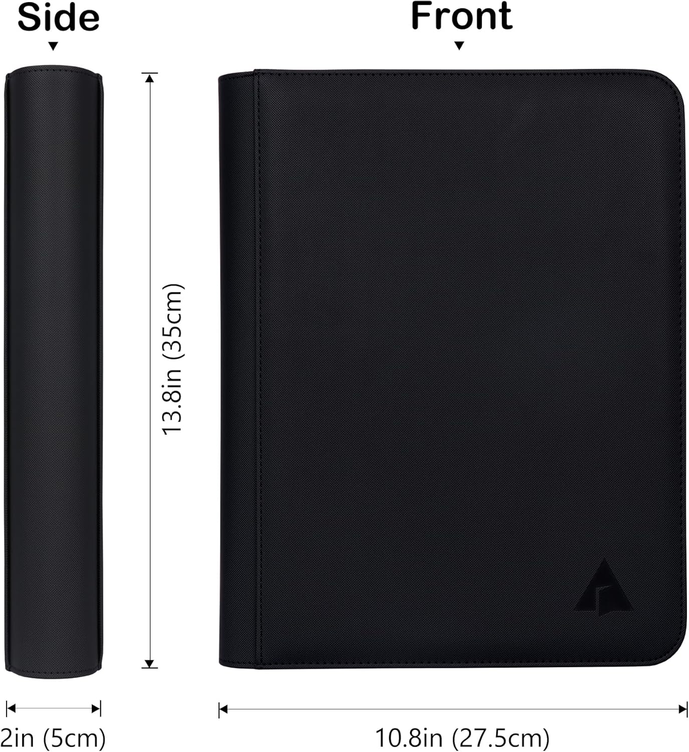 Rayvol Premium 9-Pocket Card Binder - Fits 828 Trading Cards, Side Loading Ringless Card Collection Album for TCG and Sports Cards