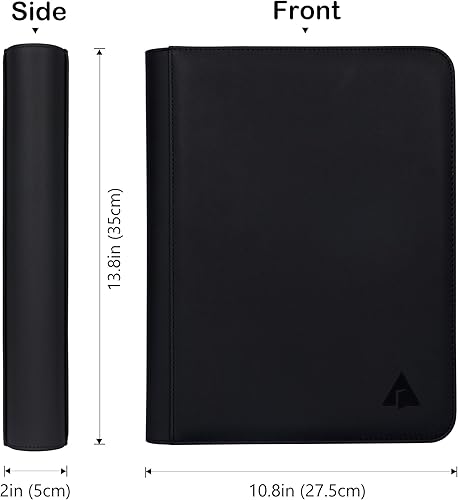 Miniatura 7 de Rayvol Carpeta de tarjetas premium de 9 bolsillos, se adapta a 828 tarjetas intercambiables, álbum de colección de tarjetas sin anillo de carga