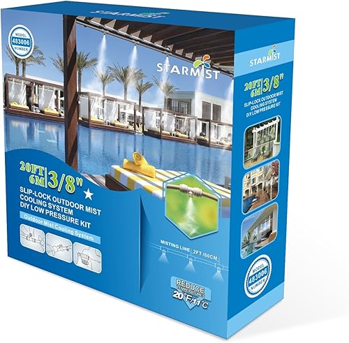 Miniatura 2 de Starmist 483006 Kit de nebulización Deluxe Slip-Lock, 20'