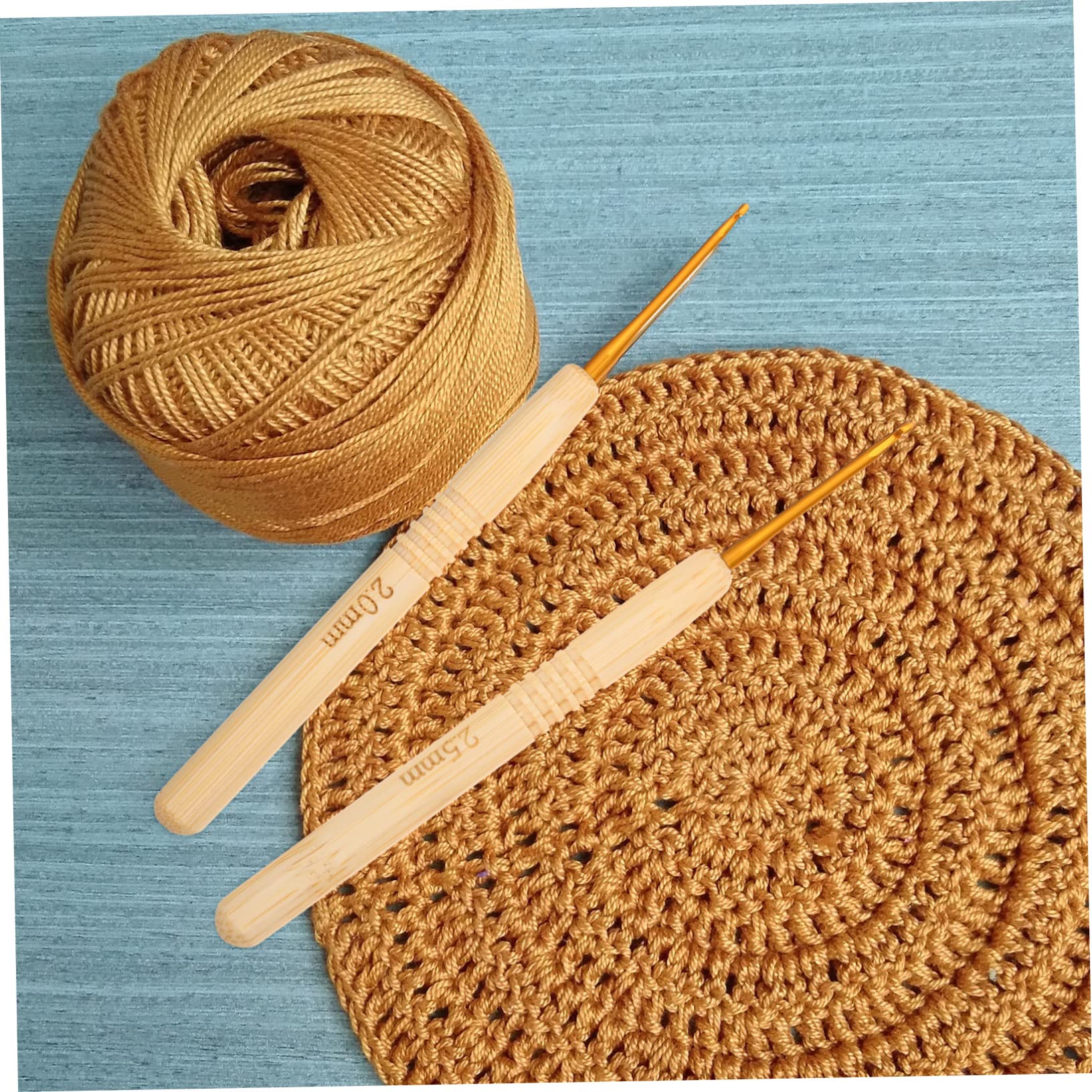 4 Juegos Tejer Empuñaduras De Ganchillo Marcadores Alfiler Ganchos De Crochet Ergonómico Agarre Encimera Cuentas Gancho De Crochet Intercambiable Manos Patas Bambú 9 Piezas X 4