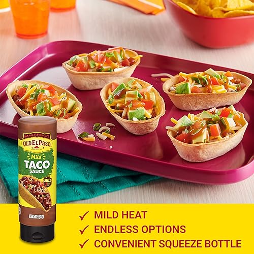 Miniatura 4 de Old El Paso Salsa exprimible para tacos, 9 onzas (paquete de 4)