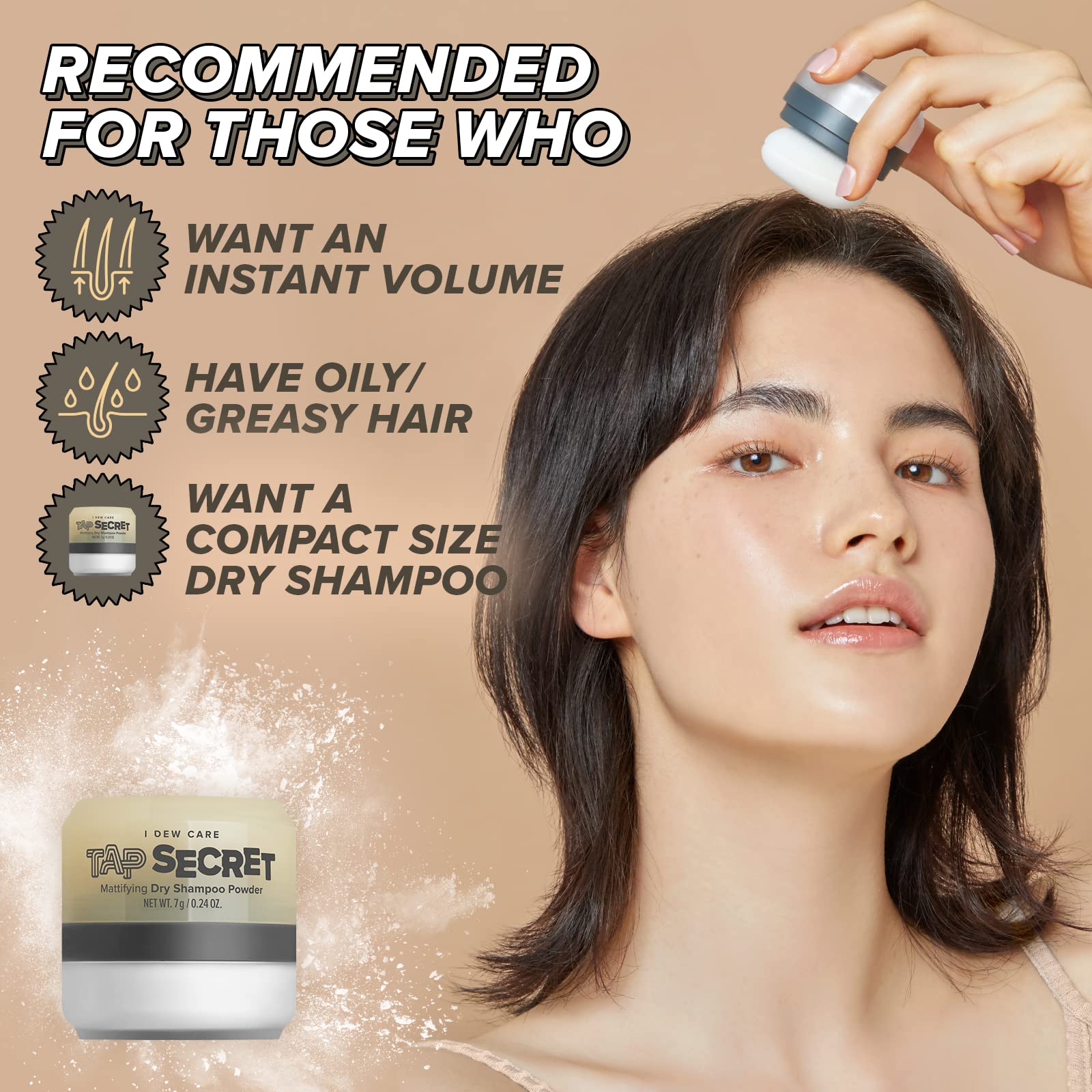 Buy I DEW CARE Tap Secret Mattifying Dry Shampoo Powder Root