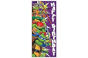 Teenage Mutant Ninja Turtles Birthday Door Poster: The Perfect Party Accessory