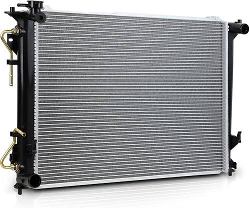 M-AUTO Reemplazo de radiador de estilo de fábrica de aluminio para 2007 2008 2009 2010 Hyundai Sonata Kia Magentis Optima transmisión automática