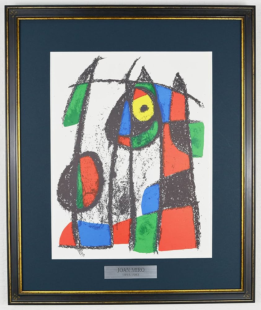 Amazon | ジョアン ミロ『Lithographie originale ⑦