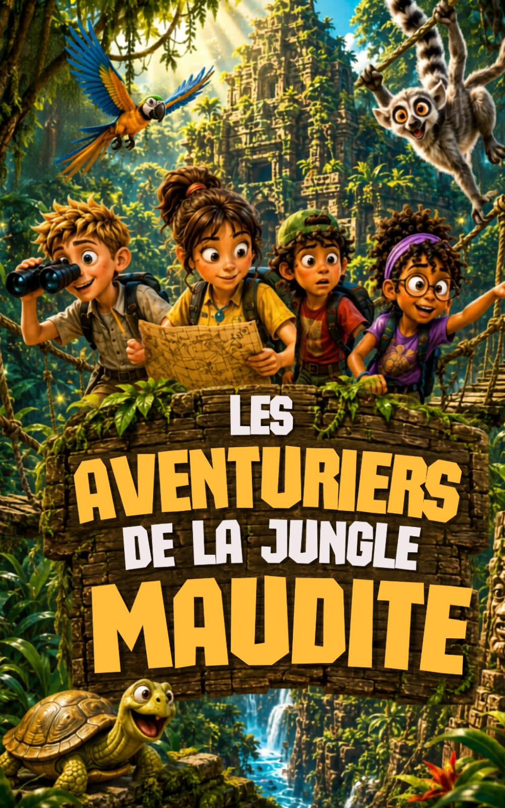 LES AVENTURIERS DE LA JUNGLE MAUDITE: Un roman d’aventure jeunesse captivant pour les enfants de 8 à 12 ans (Lecture d’été pour enfants dès 8 ans)
