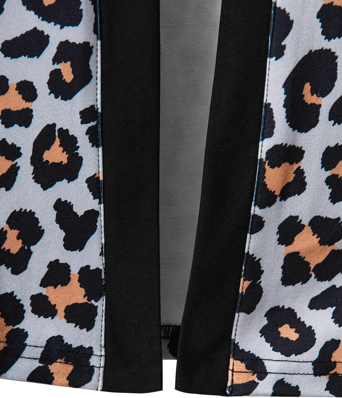 Womens Leopard Print Cardigan Lightweight Long Sleeve Open Front Fall Cardigans S-XXL - Image 7