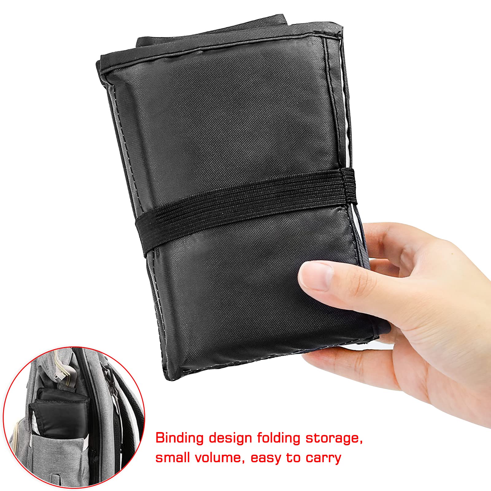 BDSHUNBF Sitzkissen Outdoor - Wasserdicht & Faltbar Mit Trinkflasche