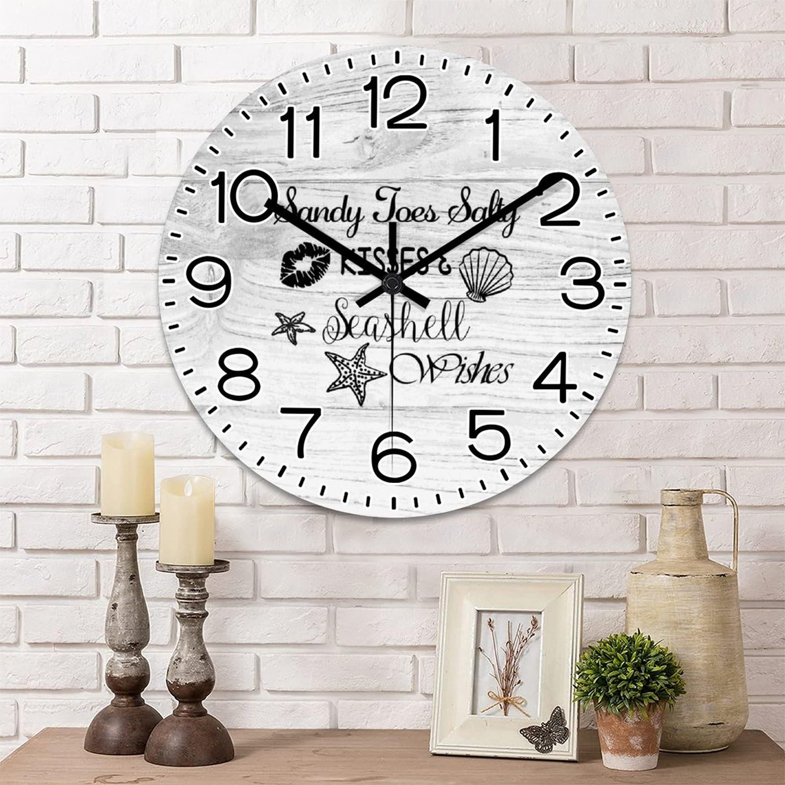 Horloge murale inspirante pour salon chaleureux au charme marin